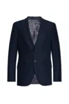 Etro Notched-lapel Single-breasted Blazer In Blue