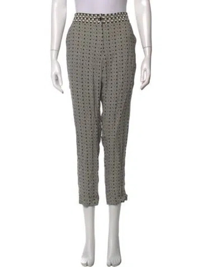 Pre-owned Etro Patterned Straight Leg Pants