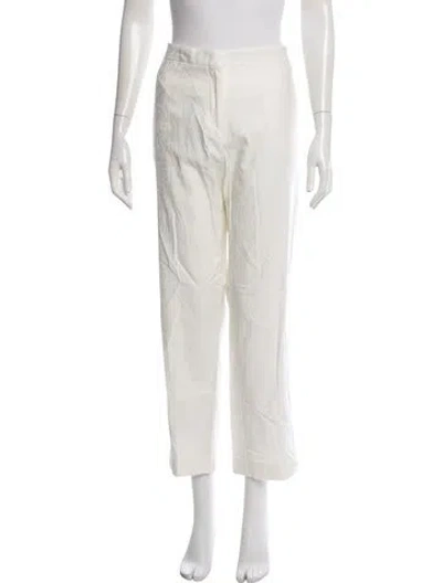 Pre-owned Etro Patterned Straight Leg Pants W/ Tags In Neutral