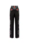 ETRO ETRO PATTERNED STRAIGHT LEG TROUSERS