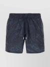 ETRO PATTERNED SWIM SHORTS WITH POCKETS AND EYELET DETAIL