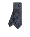Etro Patterned Tie In Gray
