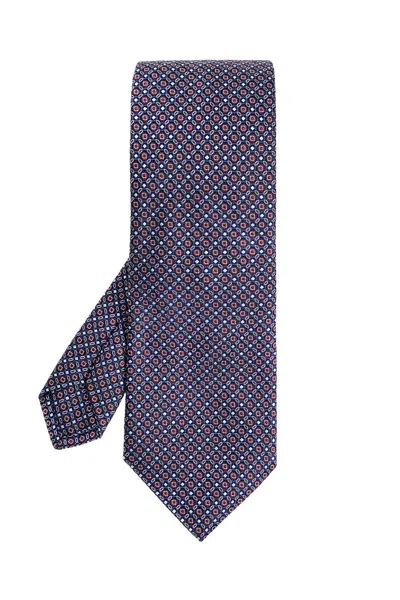 Etro Patterned Tie In Blue