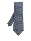 Etro Paisley Printed Tie In Blue