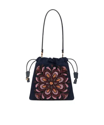 Etro Patterned Tote Bag In Black