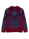 Etro Wool Sweater Floral Pattern
