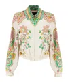 Etro Pattern-printed Zipped Jacket In Multi
