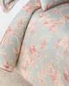 Etro Peach 3-piece King Duvet Set In Blue