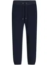 Etro Pegaso-appliqué Track Pants In Blue