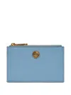 Etro Pegaso-appliqué Wallet In Blue