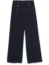Etro Pegaso-buttons Trousers In ブルー