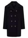 Etro Pegaso Coat In Black