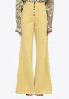Etro Wide Leg In Yellow