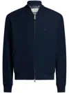 Etro Embroidered Logo Bomber Jacket In Blue