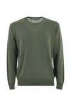 Etro Pegaso Embroidered Crewneck Jumper In Green
