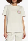 Etro Logo Embroidery T-shirt In White