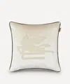 Etro Pegaso Embroidered Cushion And Cord