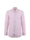 Etro Pegaso-embroidered Long-sleeved Shirt In Pink
