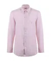 Etro Pegaso-embroidered Long-sleeved Shirt In Purple