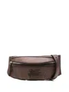 Etro Pegaso-embroidered Paisley Belt Bag In Brown