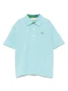 Etro Pegaso-embroidered Polo Shirt In Blue