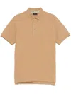 Etro Pegaso Embroidered Polo T-shirt In Brown