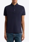 Etro Pegaso-embroidered Knitted Polo Shirt