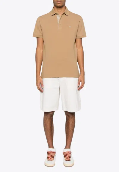 ETRO PEGASO EMBROIDERED POLO T-SHIRT