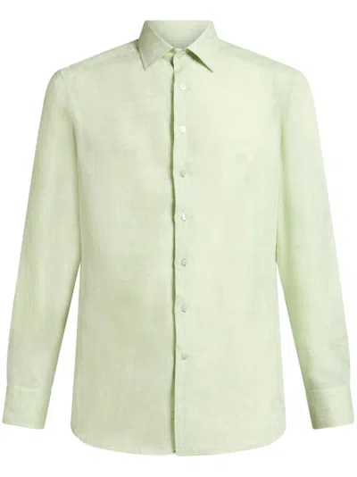 ETRO PEGASO-EMBROIDERED SHIRT