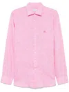 Etro Logo Long-sleeved Shirt In Pink
