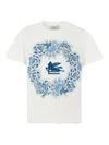 Etro Pegaso-embroidered T-shirt In White