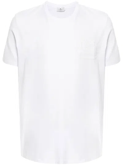 ETRO PEGASO-EMBROIDERED T-SHIRT