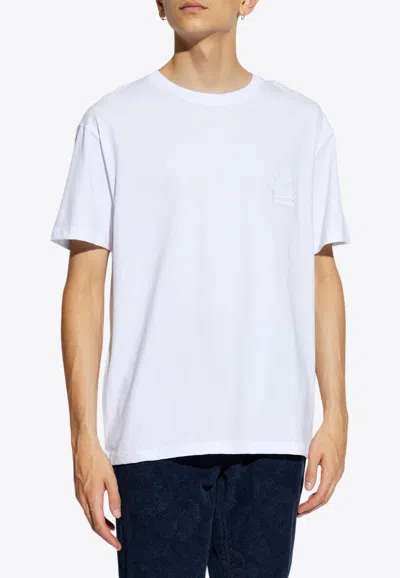 Etro Embroidered T-shirt In White