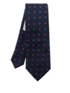 Etro Pegaso-embroidered Tie In Blau