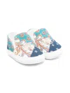Etro Pegaso-embroidered Trainers In Blue