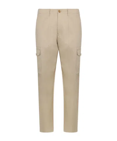 Etro Button-fastening Cargo Pants In Neutral