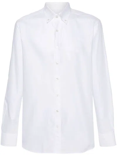 Etro Pegaso Embroidery Shirt In White