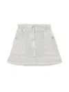 Etro Pegaso-embroidery Skirt In Grey