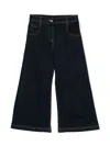 Etro Pegaso-embroidery Wide-leg Jeans In Blue