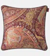 Etro Pegaso Floral Cotton Cushion In Multi