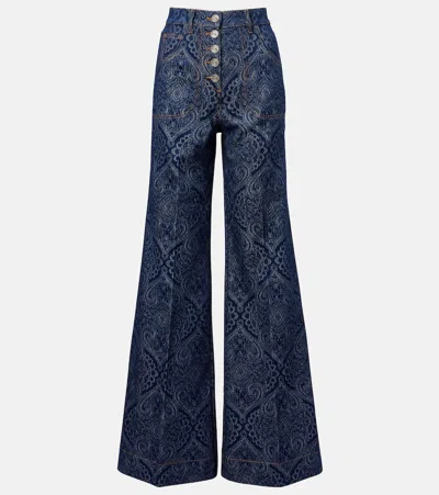 ETRO PEGASO HIGH-RISE FLARED JEANS