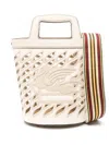 Etro Pegaso-motif Bucket Bag In Neutrals