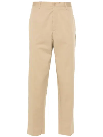 Etro Men Cotton Trousers In Brown