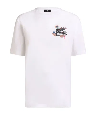 Etro Pegaso-motif Cotton T-shirt