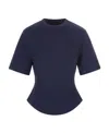 Etro Logo-embroidered Fitted T-shirt In Black