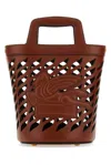 Etro Pegaso Motif Cut Out Detailed Tote Bag In M0022