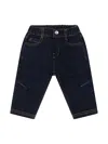 Etro Striped Straight-leg Jeans In Blue