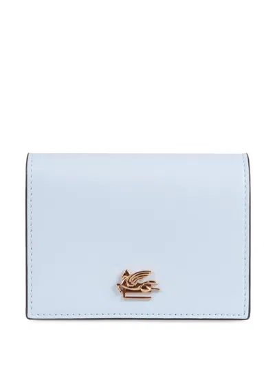 ETRO PEGASO-MOTIF LEATHER WALLET