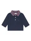 Etro Pegaso-motif Polo Shirt In Blue