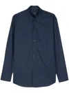 Etro Collared Shirt Button-up Long Sleeves In Blue